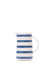Mary Berry At Home Striped Large Jug, Blue