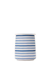 Mary Berry At Home Striped Tea Canister, Blue