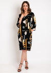 Masai Nodetta V-Neck Print Knee Length Dress, Butterscotch