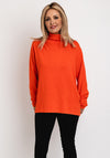 Masai Flikka Fine Knit Sweater, Spicy Orange
