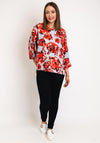 Masai Becca Floral Print Blouse, Orange