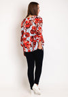 Masai Becca Floral Print Blouse, Orange