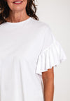 Masai Dalit Flare Cuff T-Shirt, White