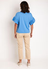 Masai Dalit Flare Cuff T-Shirt, Blue Bonnet