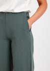 Masai Piri Casual Cropped Jersey Trousers, Balsam Green