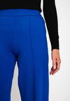 Masai Piana Jersey Wide Leg Crop Trouser, Blue