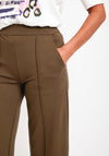 Masai Piana Wide Leg Crop Trouser, Khaki