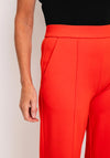 Masai Piana Jersey Wide Leg Crop Trouser, Spiced Orange