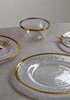 Premier Housewares Dinner Plate with Gold Rim, 27cm