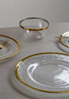 Premier Housewares Side Plate with Gold Rim, 21cm
