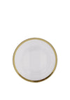 Premier Housewares Dinner Plate with Gold Rim, 27cm