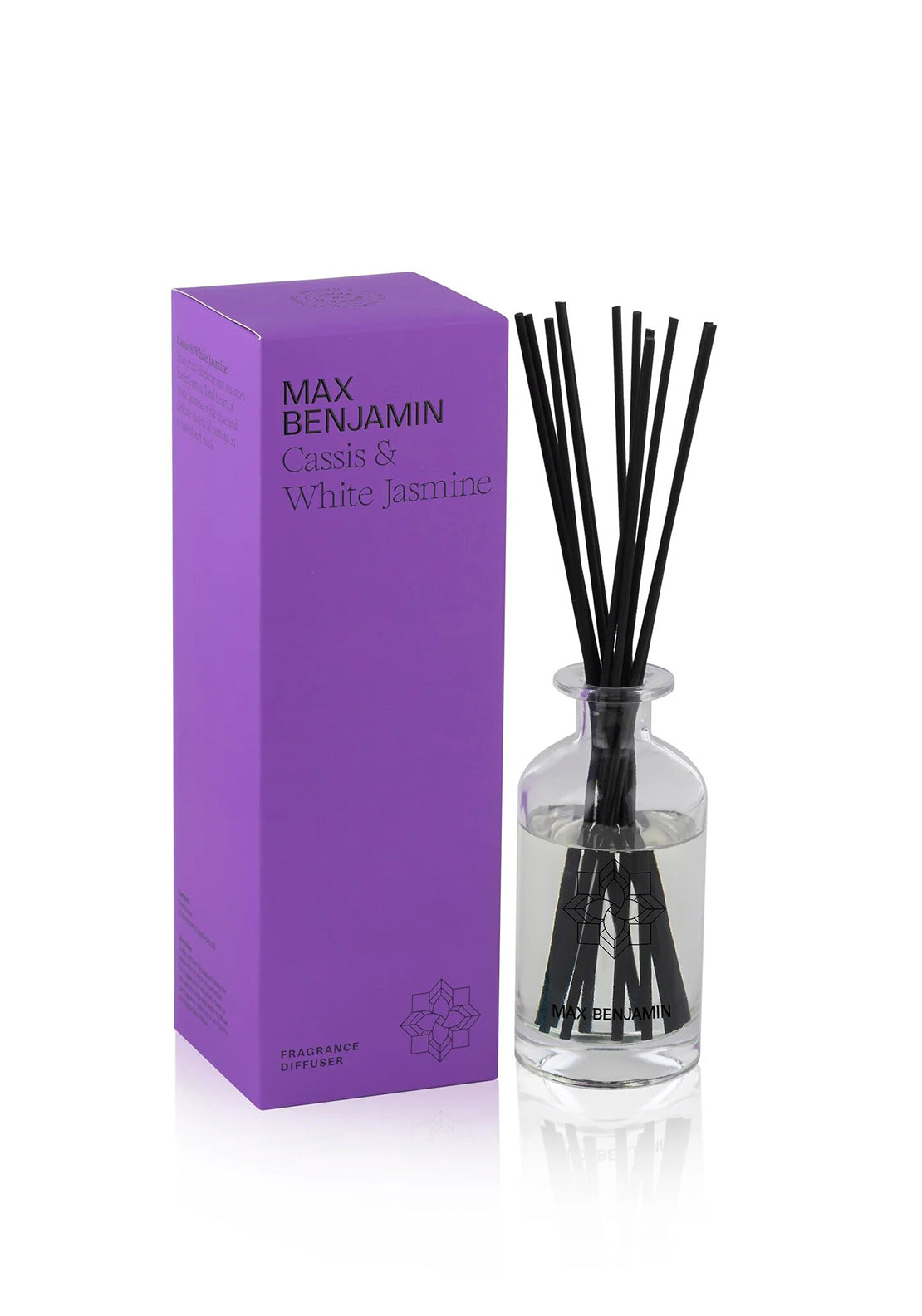 Max Benjamin Cassis & White Jasmine Reed Diffuser, 150ml