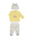Mayoral Baby Boy Bunny 3 Piece Set, Yellow
