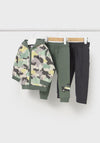 Mayoral Baby Boy Jeep 3 Piece Tracksuit, Green