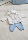 Mayoral Baby Boy Bunny 3 Piece Tracksuit, Blue Multi
