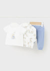 Mayoral Baby Boy Bunny 3 Piece Tracksuit, Blue Multi