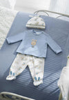 Mayoral Baby Boy Bunny 3 Piece Set, Blue Multi