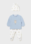 Mayoral Baby Boy Bunny 3 Piece Set, Blue Multi
