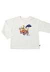 Mayoral Baby Boy Looking For Adventure Long Sleeve Top, Cream
