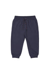 Mayoral Baby Boy Basic Cuffed Fleece Jogger, Navy