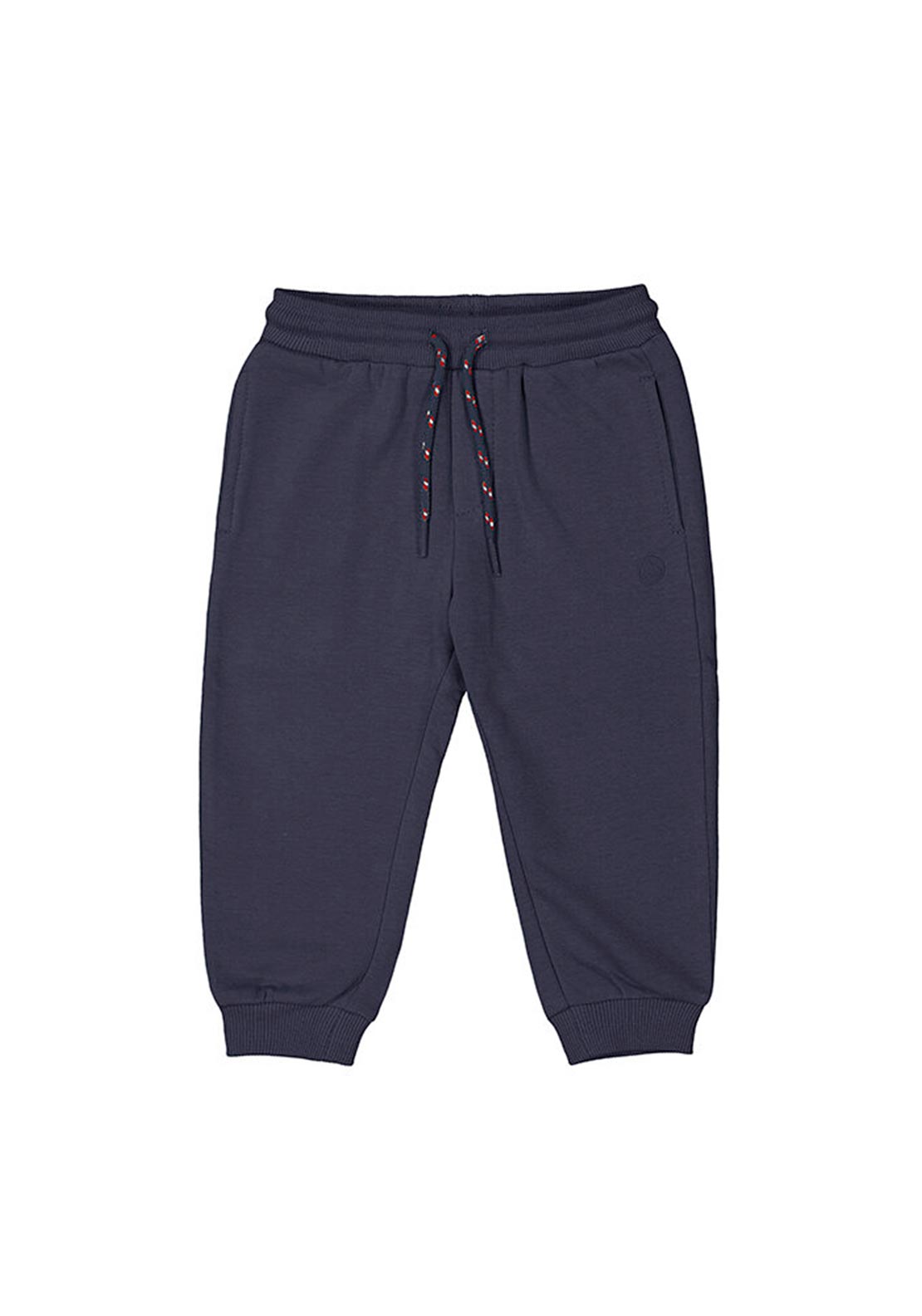 Mayoral Baby Boy Basic Cuffed Fleece Jogger, Navy