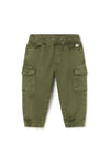 Mayoral Baby Boy Cargo Trouser, Green