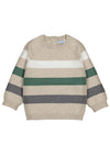 Mayoral Baby Boy Stripe Long Sleeve Jumper, Beige