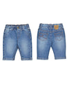 Mayoral Baby Boy Elasticated Waist Denim Jean, Blue