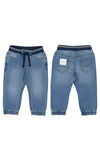 Mayoral Baby Boy Denim Jogger, Blue