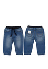 Mayoral Baby Boy Denim Jogger, Blue