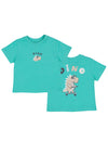 Mayoral Baby Boy Short Sleeve Dino Tee, Blue