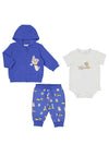 Mayoral Baby Boy Dog Three Piece Tracksuit, Blue