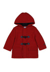 Mayoral Baby Boy Hooded Duffle Coat, Red