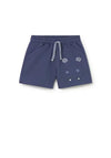 Mayoral Baby Boy Hippo Detail Short, Navy