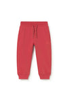 Mayoral Baby Boy Cuffed Jogger, Red