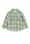 Mayoral Baby Boy Check Overshirt, Green