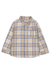 Mayoral Baby Boy Long Sleeve Check Shirt, Beige