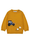 Mayoral Baby Boy Tractor Long Sleeve Jumper, Yellow