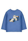 Mayoral Baby Boy Car Long Sleeve Top, Blue