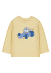 Mayoral Baby Boy Car Long Sleeve Top, Yellow
