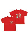 Mayoral Baby Boy College League Short Sleeve Tee, Red