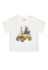 Mayoral Baby Boy Animal Buggy Short Sleeve Tee, Off White