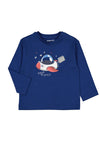 Mayoral Baby Boy Space Long Sleeve Top, Blue