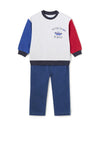 Mayoral Baby Boy Sweater and Denim Jean Set, Grey Multi