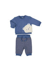 Mayoral Baby Boy Four Piece Teddy Set, Blue