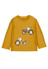 Mayoral Baby Boy Tractor Long Sleeve Top, Yellow