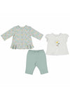 Mayoral Baby Girl 3 Piece Tracksuit, Green