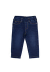 Mayoral Baby Girl Basic Denim Pant, Dark Blue