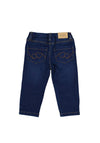 Mayoral Baby Girl Basic Denim Pant, Dark Blue