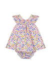 Mayoral Baby Girl Dot Dress and Pant Set, White Multi